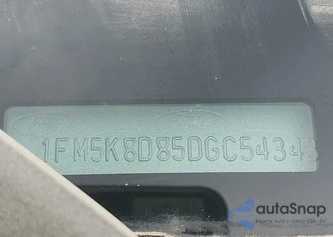 2013 Ford Explorer Xlt from USA, damaged, VIN 1FM5K8D85DGC54343